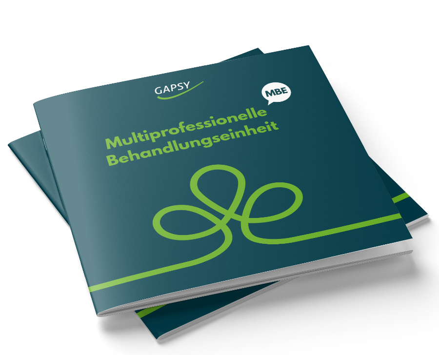 Broschüren der Gapsy über Multiprofessionelle Behandlungseinheit